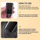 Waterproof Hair Dye Stick Gray Coverage Natural Look Long Lasting Color