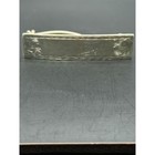 Vintage Floral Etched Sterling Silver Hair Bow