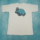Vintage Cyrk You Are Not Alone Alien Graphic T Shirt White Size L Rare