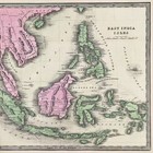 1848  East India Isles  Map Original  Philippines Borneo Cambodia Java Sumatra