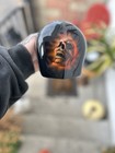 Oem Harley Davidson Horn Cover Custom Airbrushed Grim Reaper Skull Gloss Black