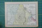 Abyssinia Algeria Morocco Vintage Original 1894 Rand Mcnally World Atlas Map Lot