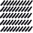 50 Pcs Black Pen Pouch Sleeve Holder Single Pen Bag Case Pencil Bag Z6p1