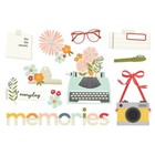 Ss Page Pieces Diecuts For The Record Memories Vintage Typewriter Camera Paper