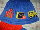 New Boutique Back To School Tunic Dress Ruffle Shorts Girls Outfit Set
