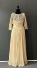 Magic Formals-moms Women   s Size 14 Champagne Mother Of The Bride Dress
