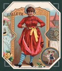 Ex Rare Old Original Balleta Cigar Label - Schmidt   Co  Litho 