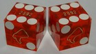 Vintage Dice Texas Station Hotel   Casino North Las Vegas Nevada Matching  2892