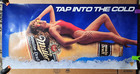 Miller Genuine Draft Beer Poster - Tap Into The Cool - Sexy Swimsuit Model 17x36