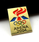 Athens 2004 Summer Olympic Games Iceland Noc Olympic Team Pin Badge