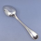 Perles By Christofle Silverplate 8 1 8  European Place Soup Spoon s  No Monogram