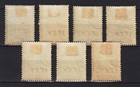 1918  Middle East   Mi   423 429 Complete Set   Mint Full Original Gum Hinged