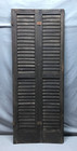 Antique Wood 19x49 Louvered Interior Window Half Bi Fold Shutter Old 346-25b