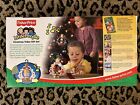 Fisher Price Little People Christmas Ornaments Sound   Light Up Video Gift Set