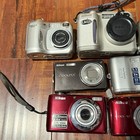 Lot Of 7 Nikon Digital Cameras Broken For    parts repair-only   read Below For Info