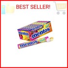 Mentos Chewy Mint Candy Roll  Fruit Mint Candies  14 Pieces Per Roll  15 Count P