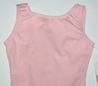 Danskin Leotard Bodysuit High Neck Cotton Blend Petal Pink New Girl Child S 5 6