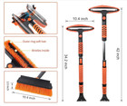 42   Ice Scraper And Extendable Snow Brush Emergency Snow Shovel Snow Broom