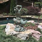 Male Merman Mermaid Statue Outdoor Decor Pool Patio Deck Bronze Patina Sexy Gift