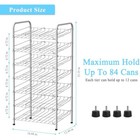 7-tier Metal Can Organizer Shelf Holds Up To 84 Cans For Pantry Kitchen  Silver