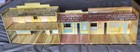 1950s Marx Dodge City Tin Litho Buildings From Wyatt Earp Play Set