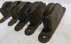 Lot Of 5 Antique Vintage Old Cast Iron Andersen Window Sash Pulleys Hardware