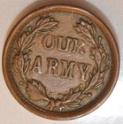 1863 Patriotic Civil War Token  50 335