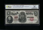 Sc 1907  5 Fr 91    pcblic    Error    woodchopper    Legal Tender- Pcgs 20 Vf  137 