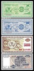 Macedonia 4 Pcs Set 500 1000 5000 10000 Denar 1992  Unc  P-5  P-6  P-7  P-8