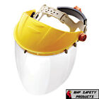 Full Face Safety Shield Tool Mask Clear Glasses Painting Eye Protection Grinding