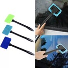 3x Window Windshield Cleaning Tool Wand Microfiber Car Wiper Cleaner Glass Brush