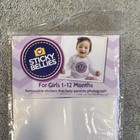 Sticky Bellies Monthly Baby Milestone Stickers For Girls 1-12 Months 0152