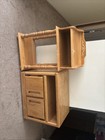 Wooden Antique Printer Table For Sewing Machine And Wooden Table With Cabinet