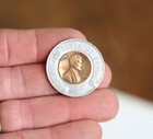 1962 Ford Car Man Good Luck Token Penny Vintage Encased Coin Dealer Promo Old