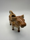 Vintage Lausanne Switzerland Souvenir Cow Creamer Porcelain Bell Pitcher