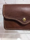 Torel Harness Leather Vintage Brown Belt Pouch Snap Closure Ammo 