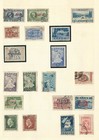 Greece Collection 1861-1973 On 12 Quad Pages  All Different