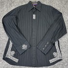 Vintage Jimi Hendrix Experience The Purple Label Rock roll Embroidered Shirt  Xl