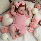 Reborn Baby Dolls Lifelike Real Life Silicone Vinyl Newborn Girl Doll Xmas Gift