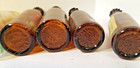 Mid Century Vtg Salt Pepper Shakers Beer Bottles  Hand Painted Flowers 3 Sets