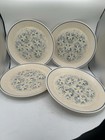 Vtg Set Of 4 Kitchen Dewdrops Flowers Temper-ware By Lenox 10 1 4  Dinner Plates