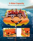 Towable Tube For Boating 1-2 3 4 Riders Boating Tubes Towable Water Sport