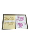 Vintage  floral Flaps  Fancy Envelopes With Solid Colorful Paper By Currents