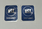 4x Nsf Sticker Decal National Sanitation Foundation Restaurant D070841 D054567