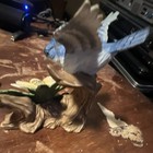 Heritage House Springtime Serenades Blue Jay Porcelain Bird Figurine