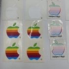 Vintage 1980s Apple Computer Logo Stickers Decals Lot Of 16  c