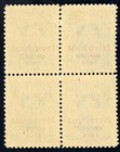 Hawaii Scott 58 Mint Nh Og 2x2 5c  Deep Indigo   1891 Lot Z050 Bhmstamps