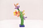 Manuel Jimenez Angelico Cactus Plant Bird Sculpture Mexico Folk Art Wood Carving