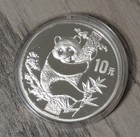 1987 Silver Panda 1 Oz  10 Yuan Uncirculated   Ungraded