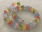 New 40 Piece Strand Pastel Flower Buds Lampwork Glass Beads 5 Colors